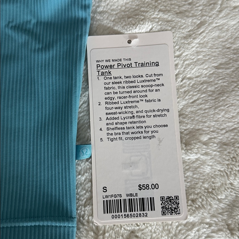 Lululemon Power Pivot Training Tank - Picture 3 of 6